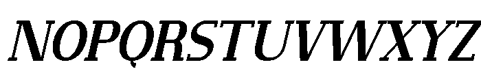 NewbornTimes-ExtBdSlantCond Font UPPERCASE