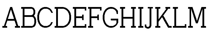NewbornTimes-ExtLtCond Font UPPERCASE