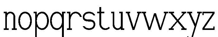 NewbornTimes-ExtLtCond Font LOWERCASE