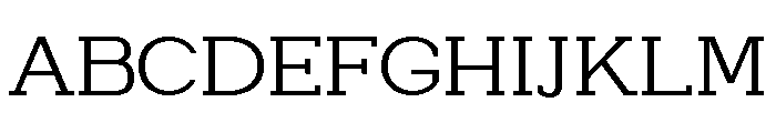 NewbornTimes-ExtLtExp Font UPPERCASE