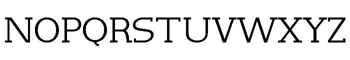 NewbornTimes-ExtLtExp Font UPPERCASE