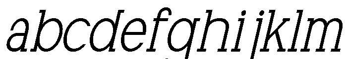 NewbornTimes-ExtLtSlantCond FONT
