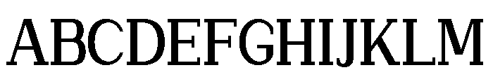NewbornTimes-SemBdCond Font UPPERCASE