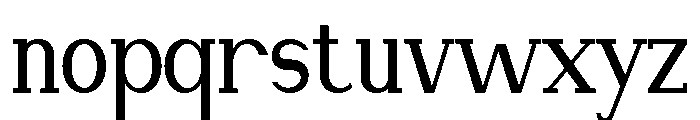 NewbornTimes-SemBdCond Font LOWERCASE