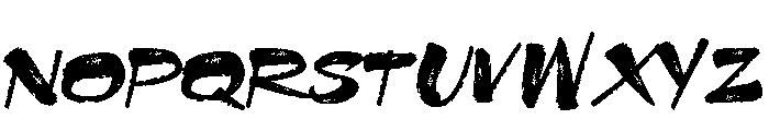 Newmoon Brush Regular Font UPPERCASE