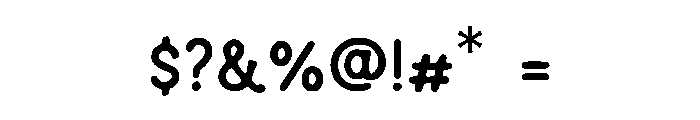 Newsprint Font OTHER CHARS