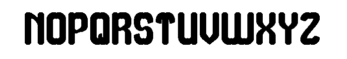 Newton apple Bold Font UPPERCASE