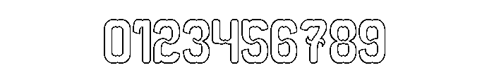 Newton apple-Hollow Font OTHER CHARS