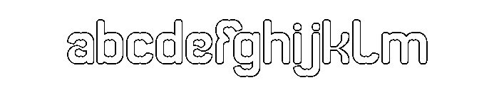 Newton apple-Hollow FONT