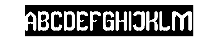 Newton apple-Inverse Font UPPERCASE