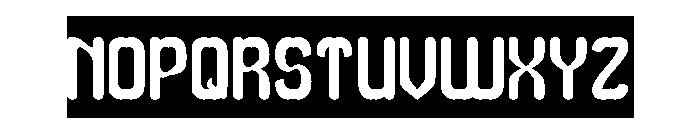 Newton apple-Inverse Font UPPERCASE