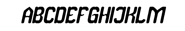 Newton apple Italic Font UPPERCASE
