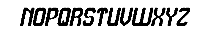 Newton apple Italic Font UPPERCASE
