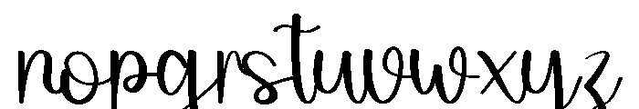 Newyear Adventure Font LOWERCASE