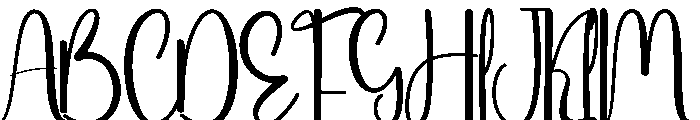 Newyear Banana Font UPPERCASE