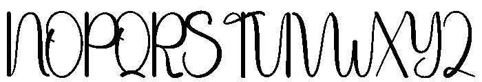 Newyear Banana Font UPPERCASE