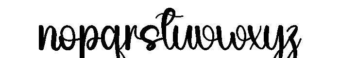 Newyear Banana Font LOWERCASE