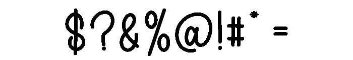 Newyear Barbeque Font OTHER CHARS