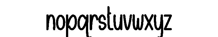 Newyear Barbeque Font LOWERCASE