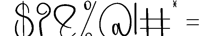 Newyear Beach Font OTHER CHARS