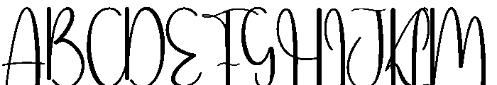 Newyear Beach Font UPPERCASE