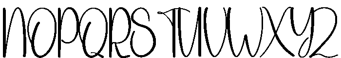 Newyear Beach Font UPPERCASE