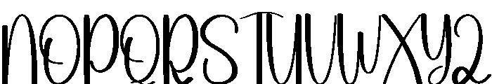 Newyear Beauty Font UPPERCASE
