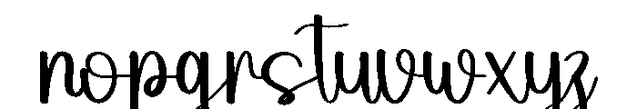 Newyear Beauty Font LOWERCASE