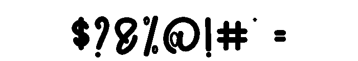 Newyear Bold Font OTHER CHARS