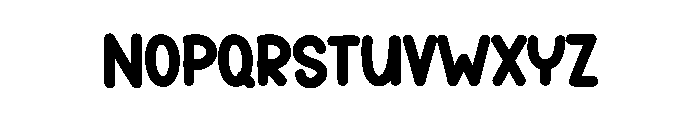 Newyear Bold Font LOWERCASE