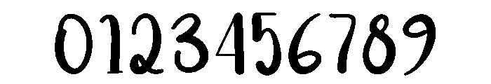 Newyear Calligraphy Font OTHER CHARS