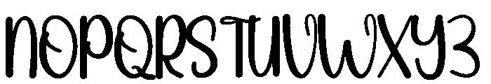 Newyear Calligraphy Font UPPERCASE