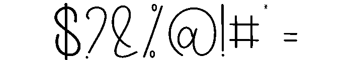 Newyear Celebration Font OTHER CHARS