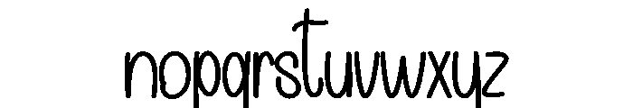 Newyear Celebration Font LOWERCASE