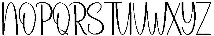Newyear Cooking Font UPPERCASE