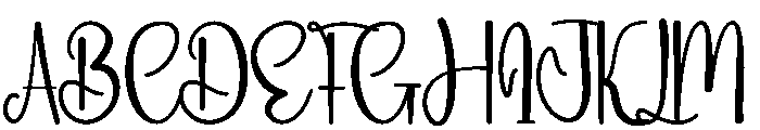 Newyear Delighter Font UPPERCASE
