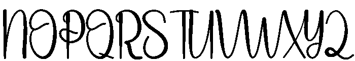Newyear Delighter Font UPPERCASE