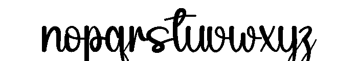 Newyear Delighter Font LOWERCASE