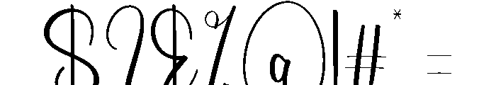 Newyear Ecanting Font OTHER CHARS