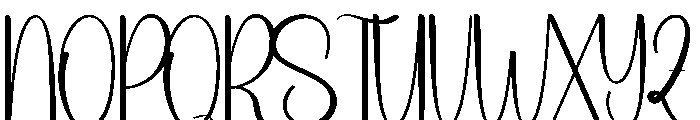 Newyear Ecanting Font UPPERCASE