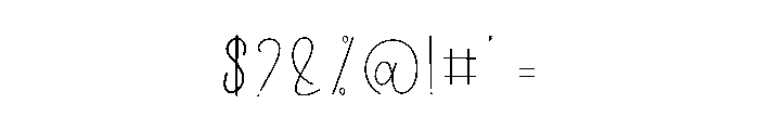 Newyear Festival Font OTHER CHARS