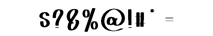 Newyear Fireworks Font OTHER CHARS