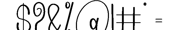 Newyear Furniture Font OTHER CHARS
