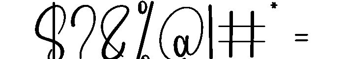 Newyear Gathering Font OTHER CHARS