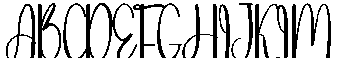 Newyear Gathering Font UPPERCASE