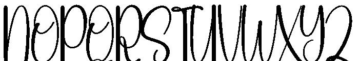 Newyear Gathering Font UPPERCASE