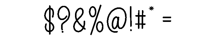 Newyear Ghost Font OTHER CHARS