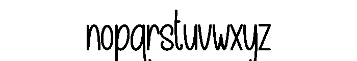 Newyear Ghost Font LOWERCASE