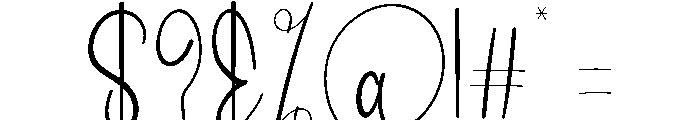 Newyear Gift Font OTHER CHARS