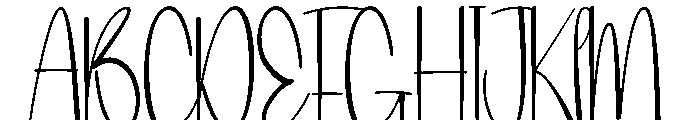 Newyear Gift Font UPPERCASE